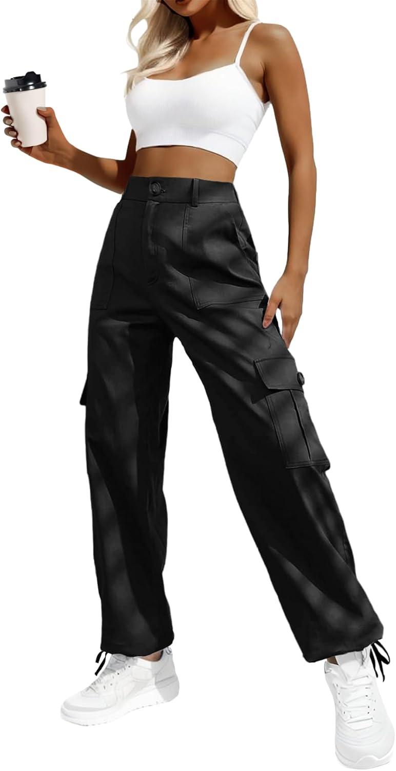 Lady's High-waisted Work Pants