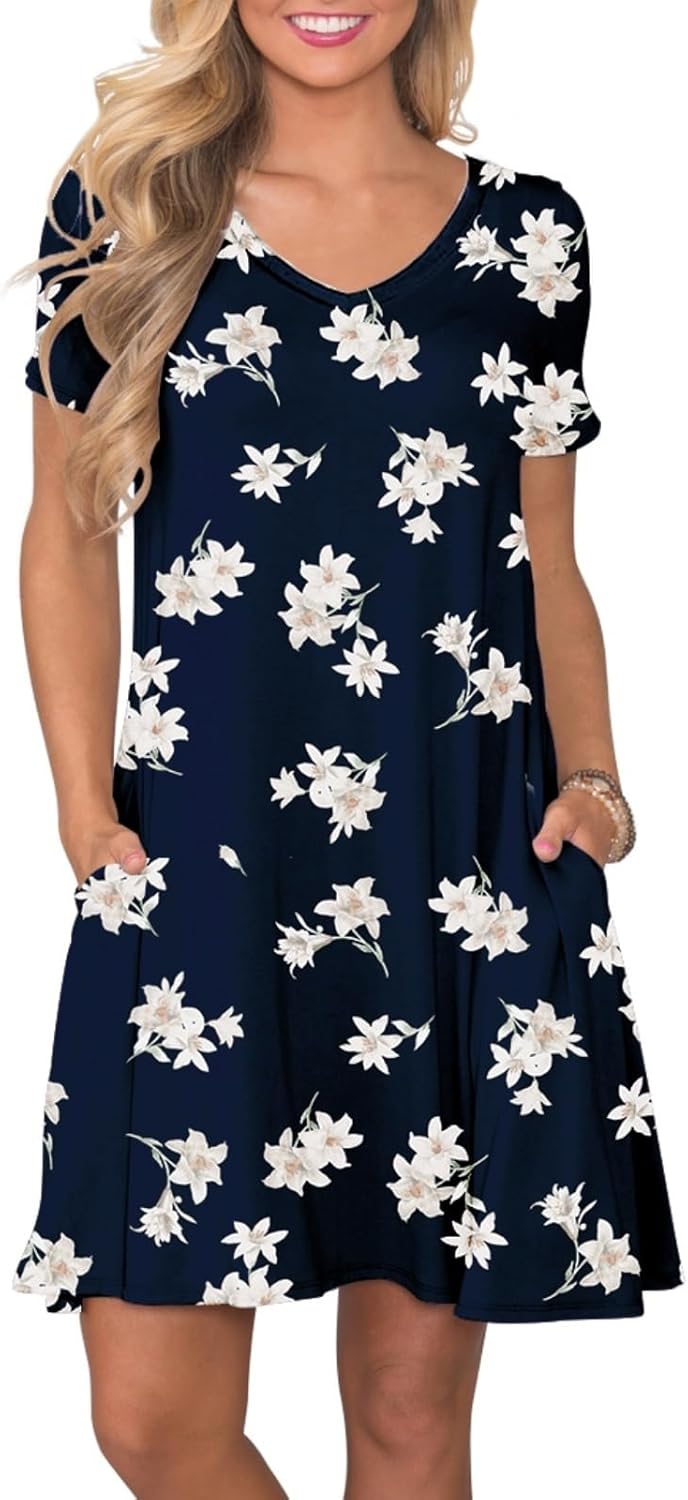 Women's Casual T-shirt Dress