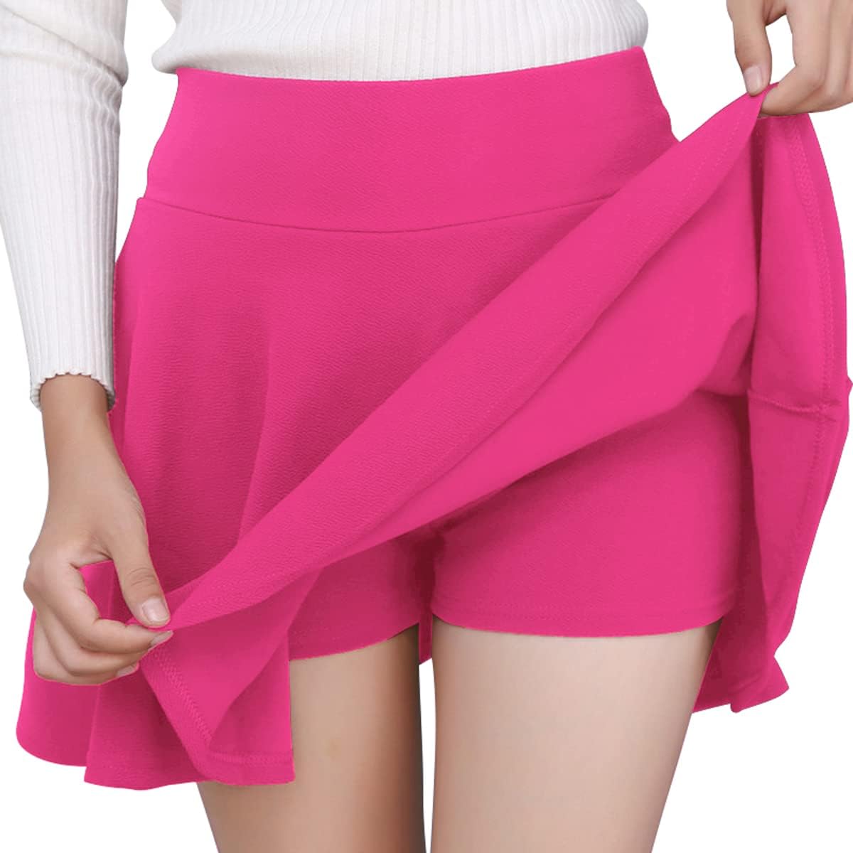 Women's Basic Versatile Short Skirts and Pants