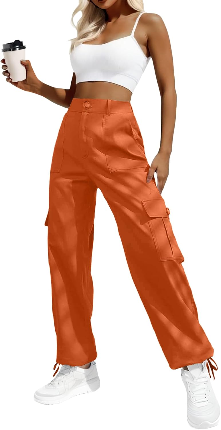 Lady's High-waisted Work Pants