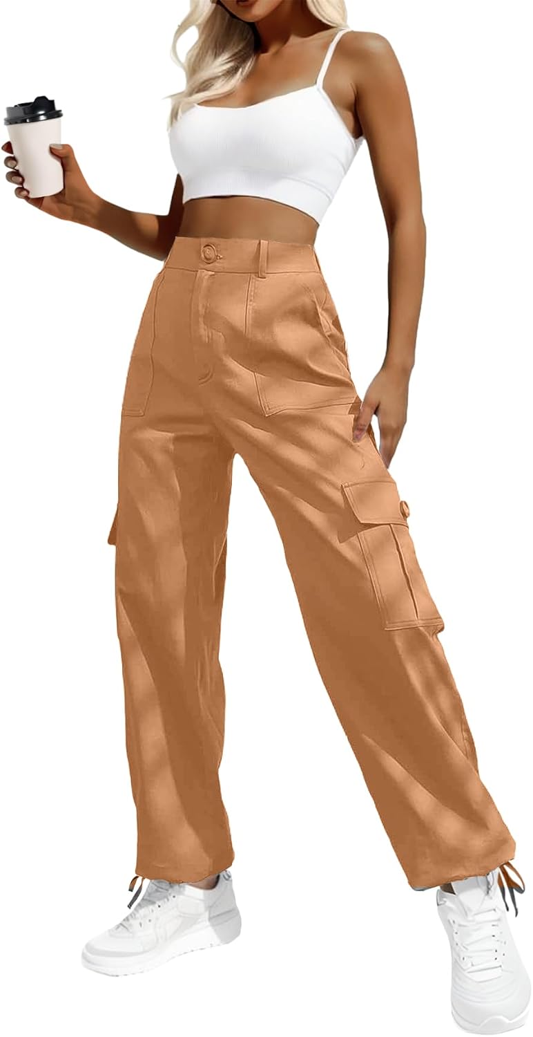Lady's High-waisted Work Pants