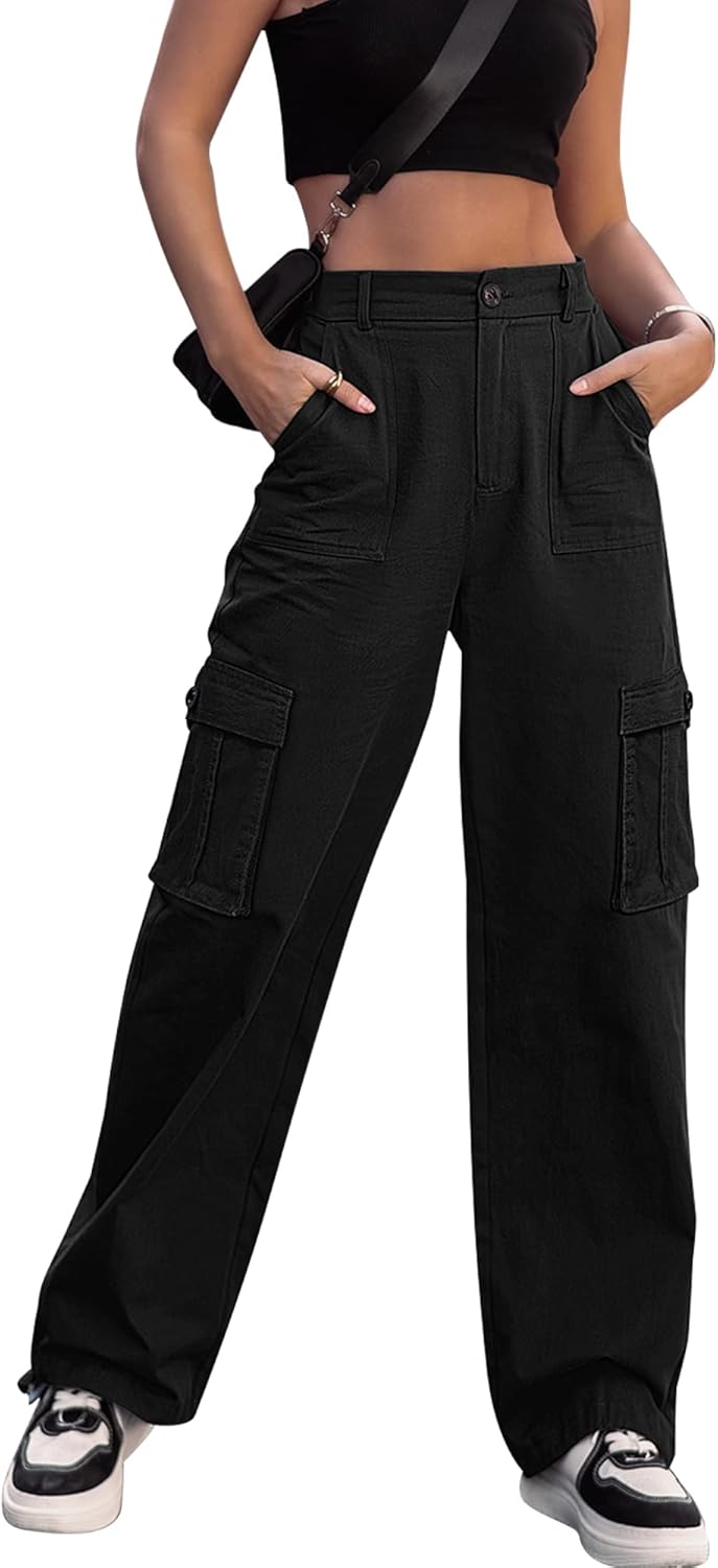 Women's High-waisted Work Pants - Narrow-leg Casual Pants