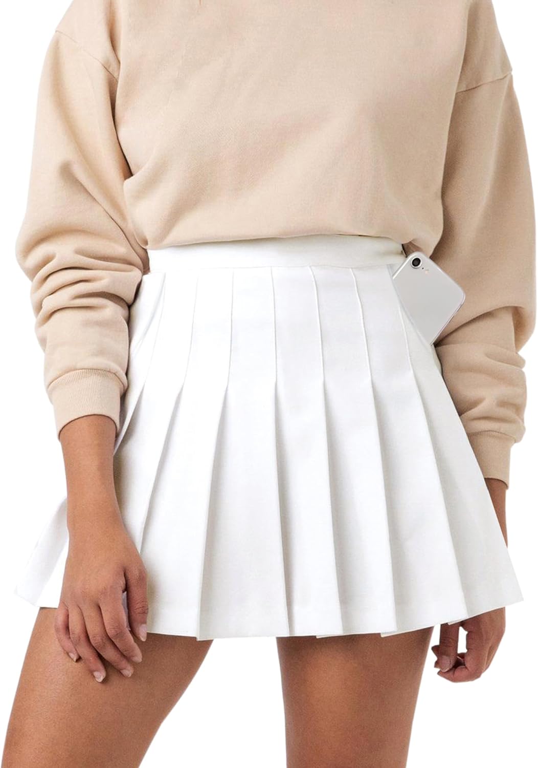 Women's High-waisted Pleated Tennis Skirt