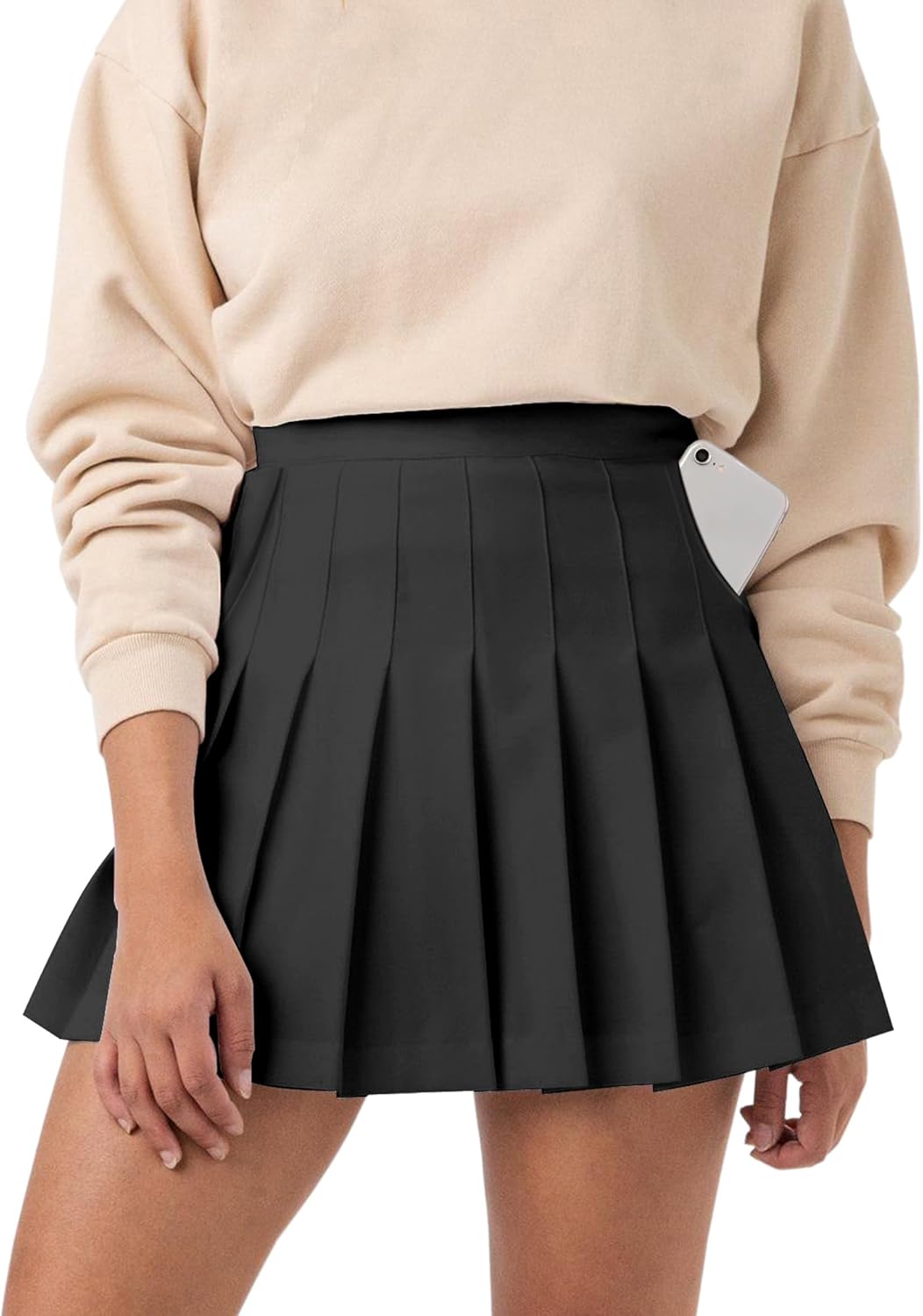 Women's High-waisted Pleated Tennis Skirt