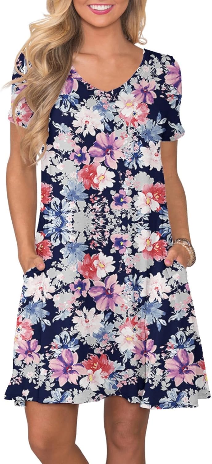 Women's Casual T-shirt Dress