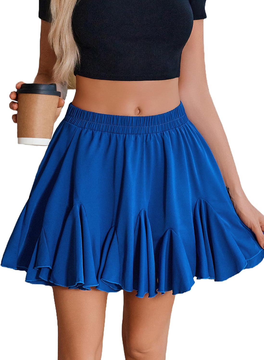 Women's Pleated Umbrella Skirt