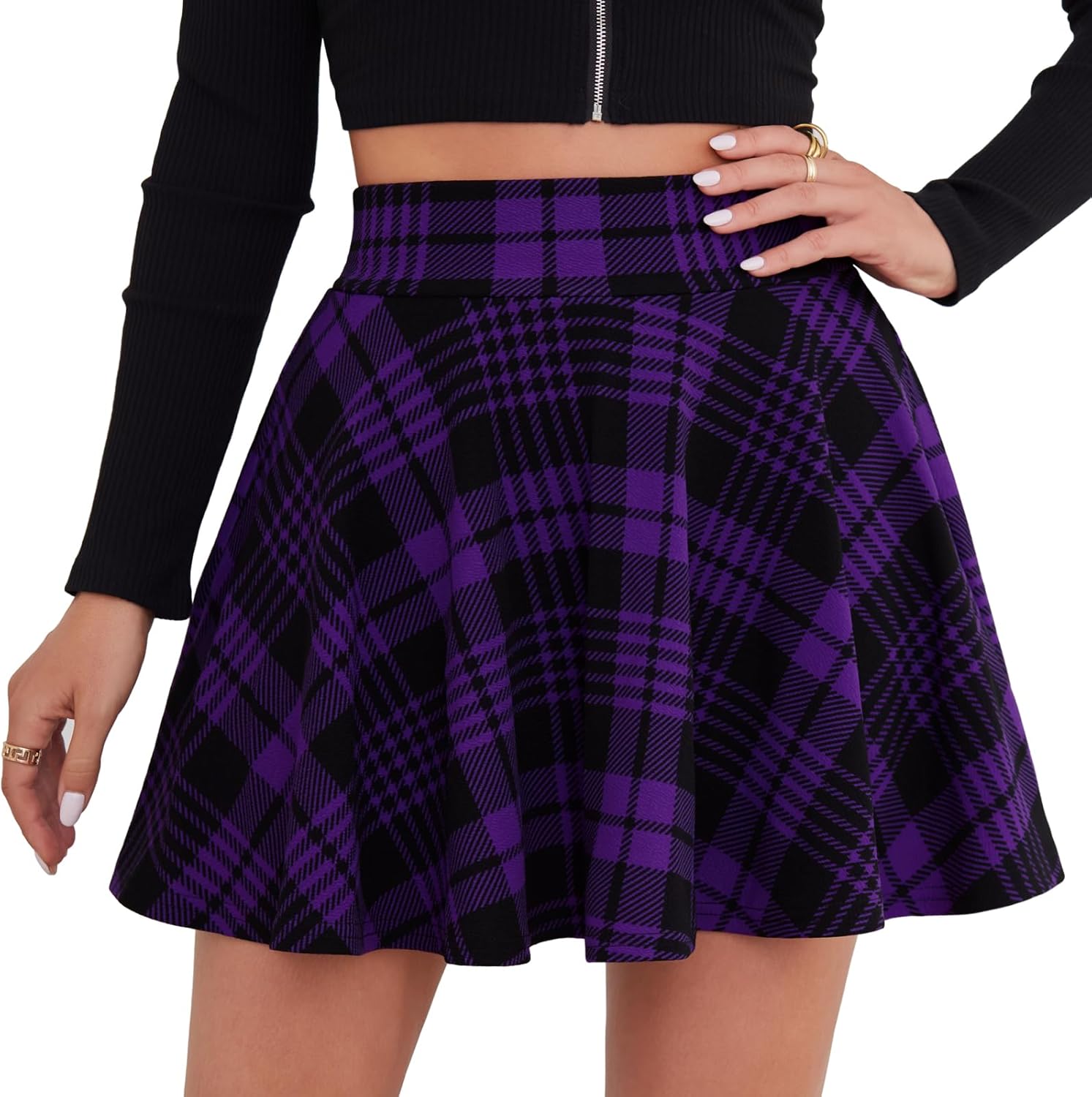 Women's Basic Versatile Short Skirts and Pants