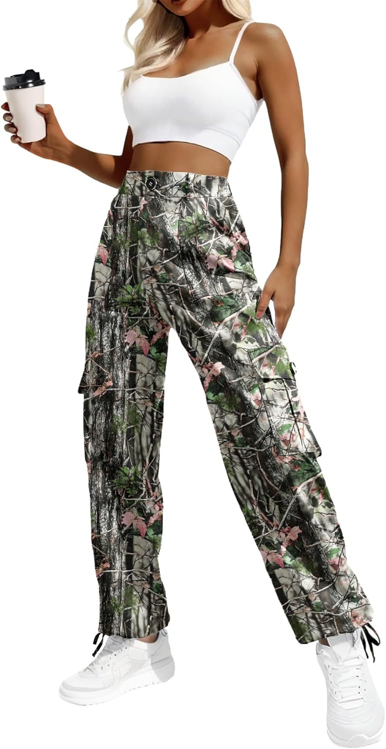 Lady's High-waisted Work Pants