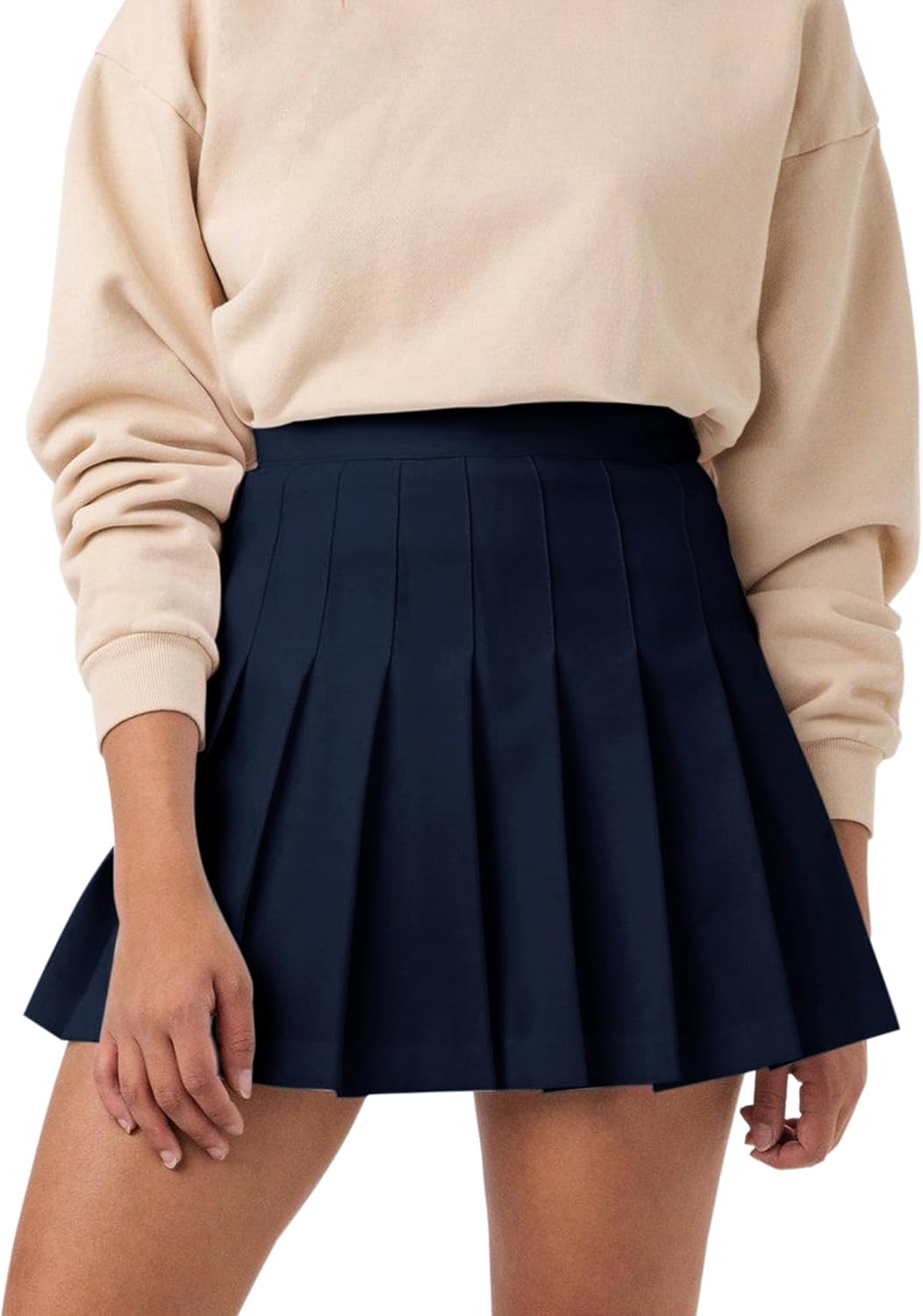 Women's High-waisted Pleated Tennis Skirt