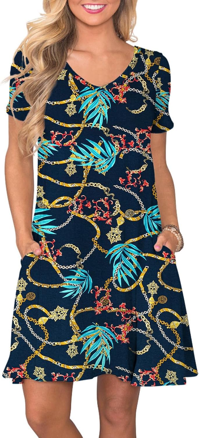 Women's Casual T-shirt Dress