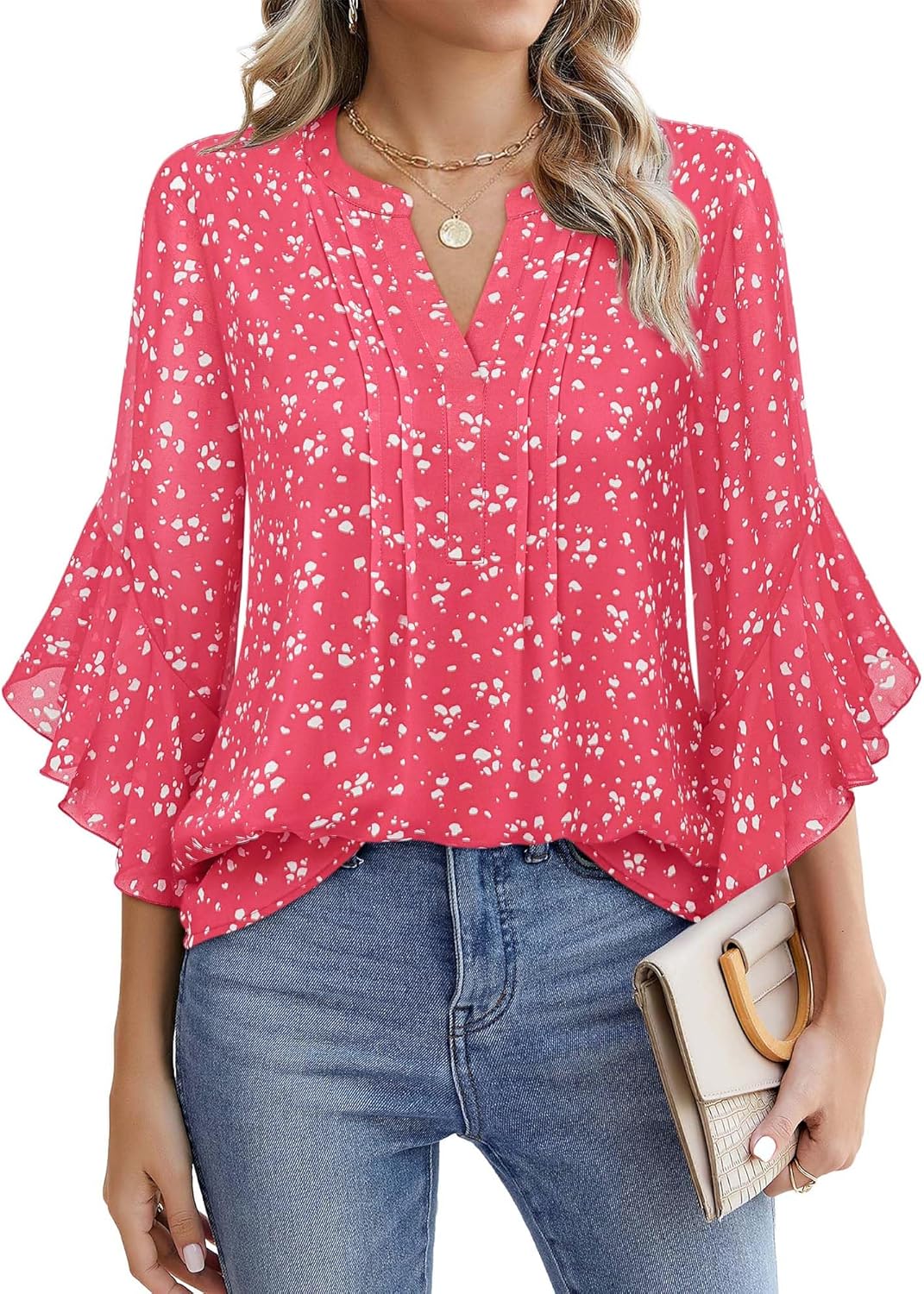 Lady's Sleeveless Elegant and Casual Blouse
