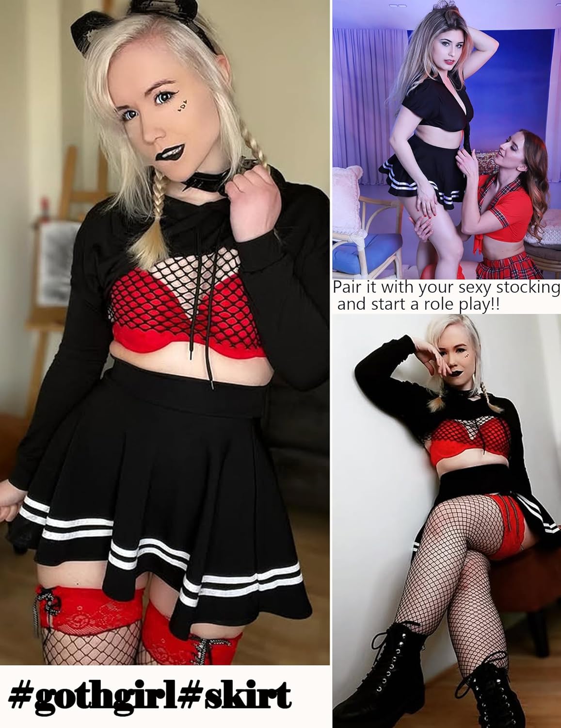 Women's Pleated Mini Skirt