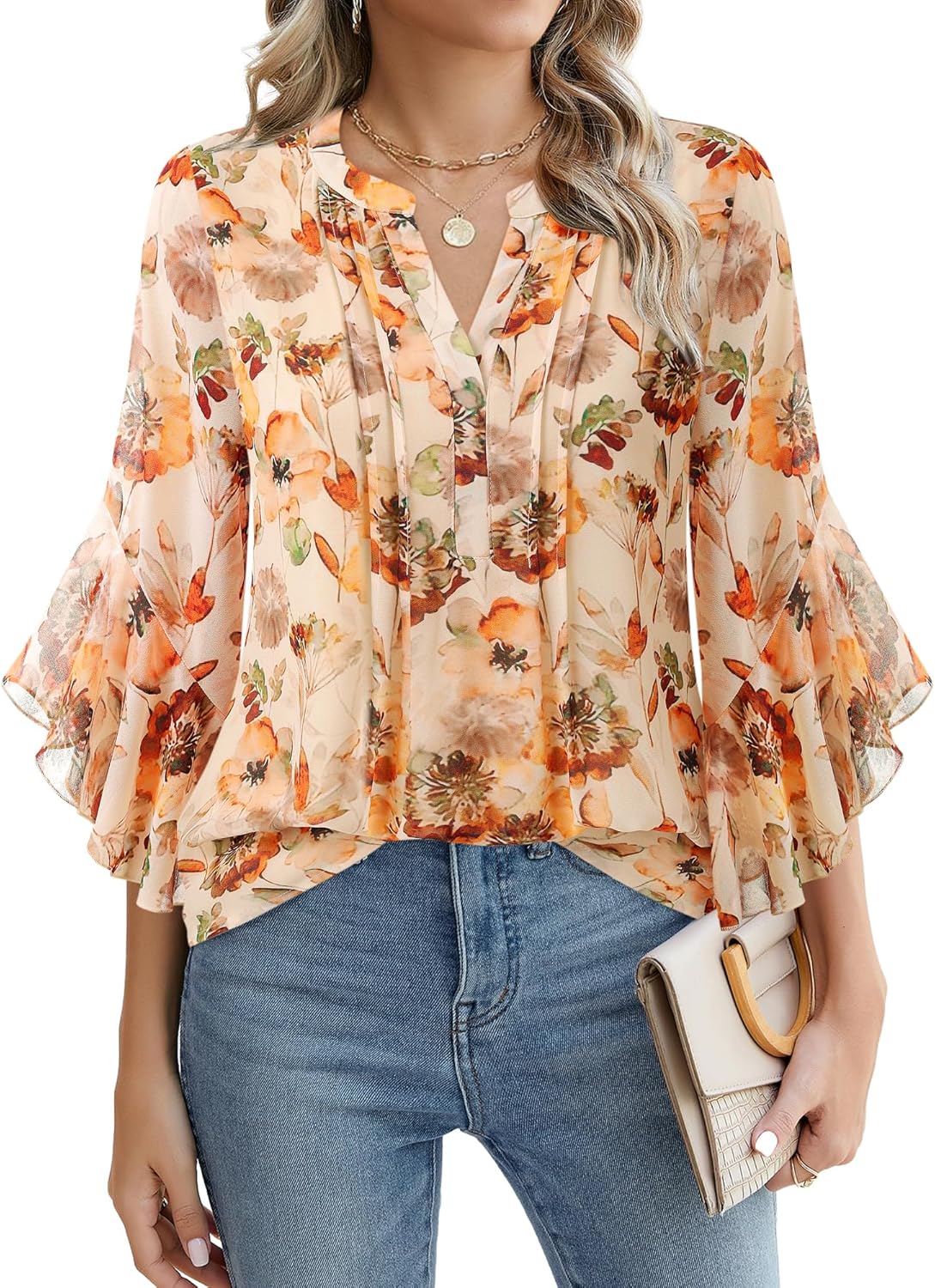 Lady's Sleeveless Elegant and Casual Blouse