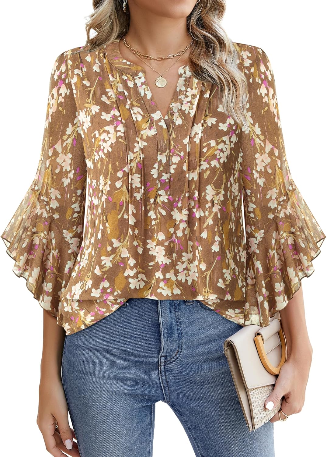 Lady's Sleeveless Elegant and Casual Blouse
